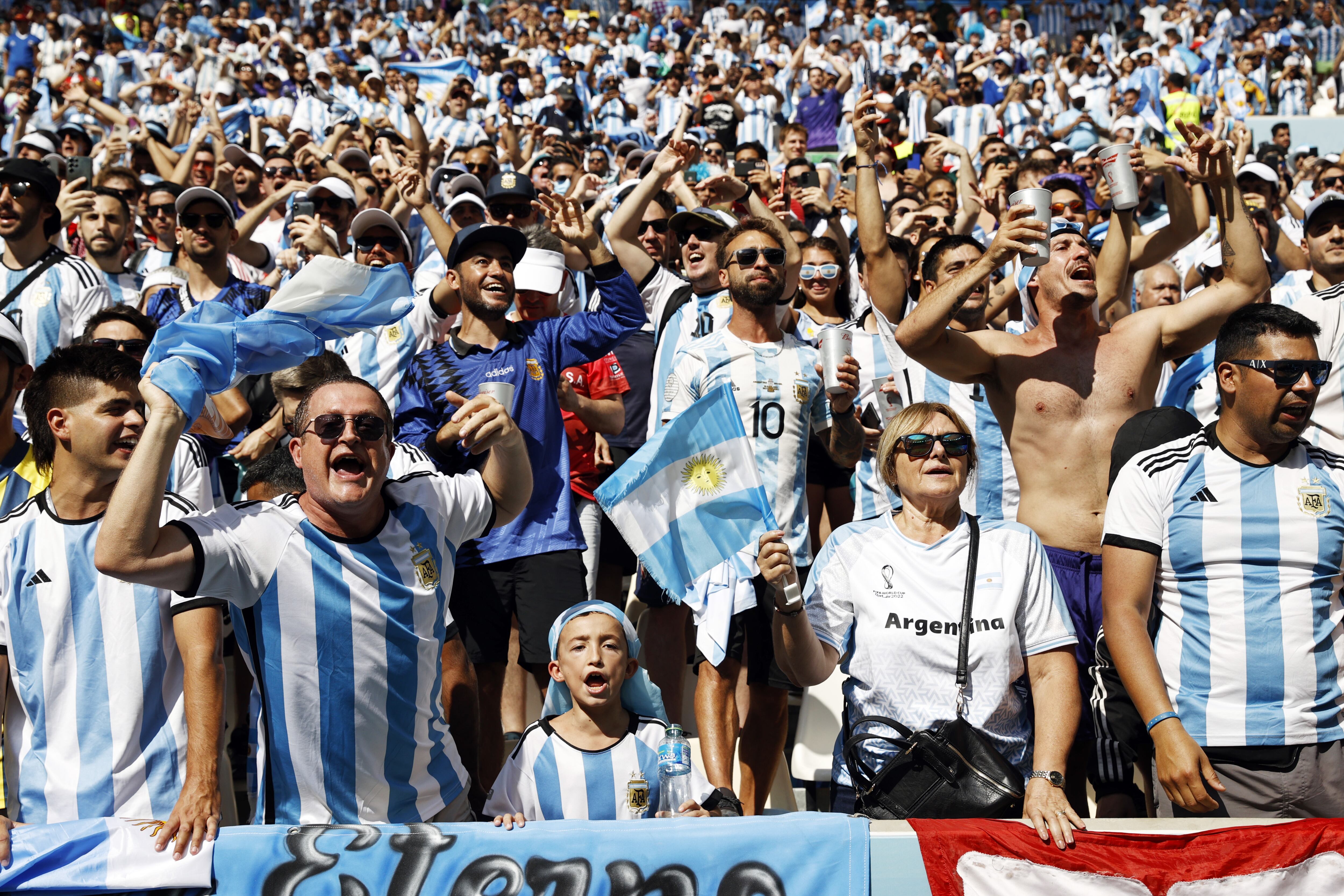 Argentinos en Qatar. (Photo by ANP via Getty Images)