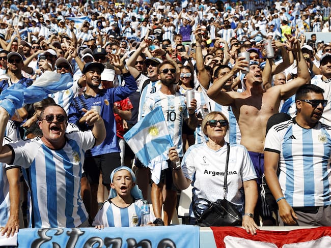Argentinos en Qatar. (Photo by ANP via Getty Images)