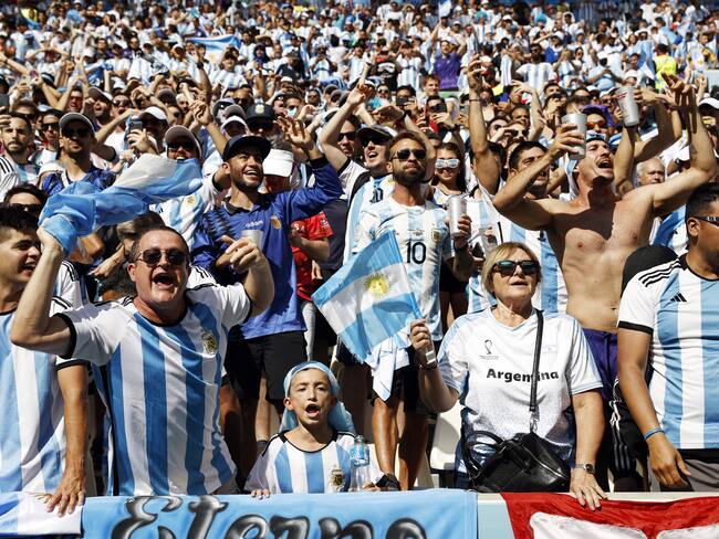 Argentinos en Qatar. (Photo by ANP via Getty Images)