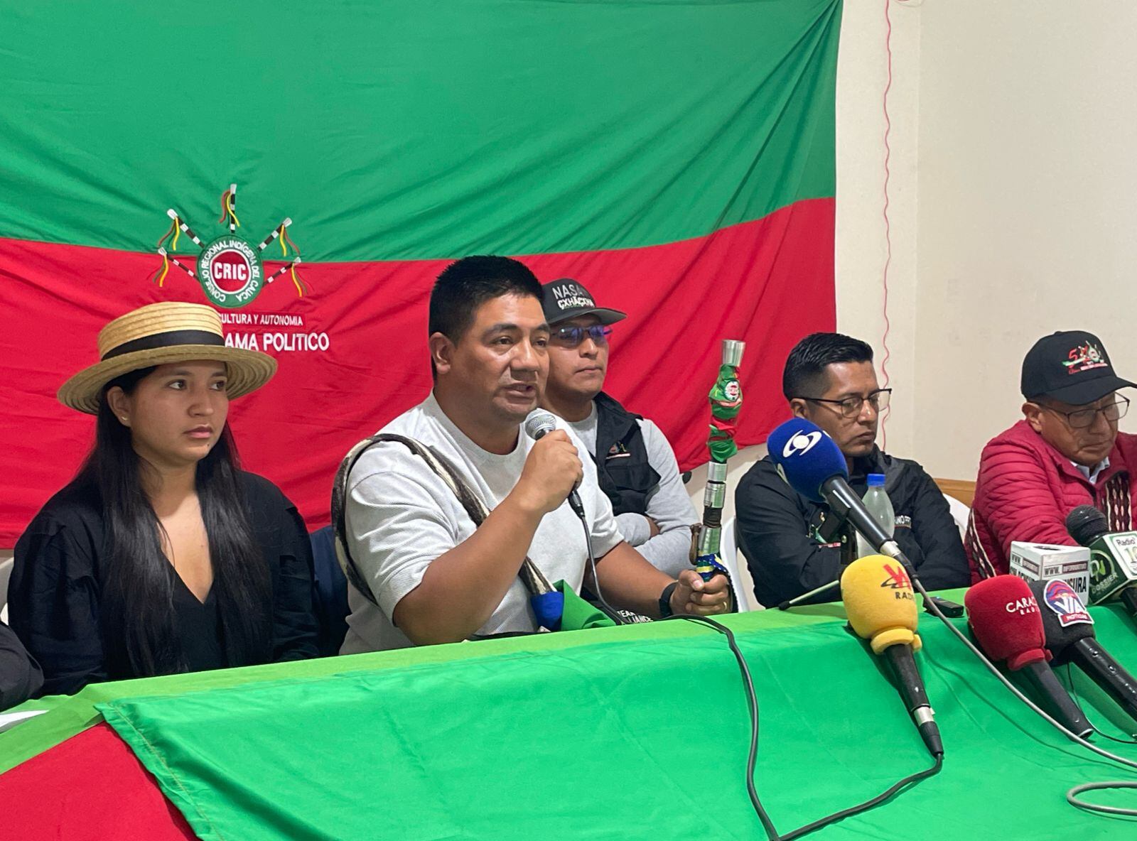 Foto: el CRIC hizo un llamado a quienes están en Bogotá para que se usen la vía del diálogo.