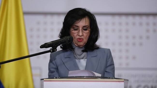 Canciller Claudia Blum. Foto: Colprensa - Camila Díaz