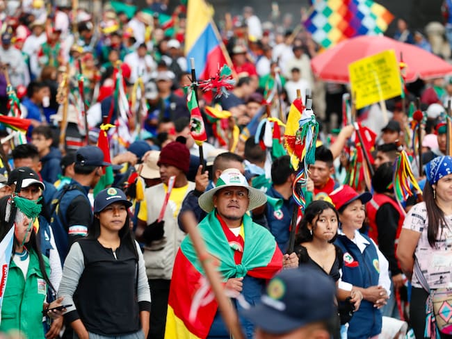 Movilización del 27 de septiembre en Bogotá | Foto EFE