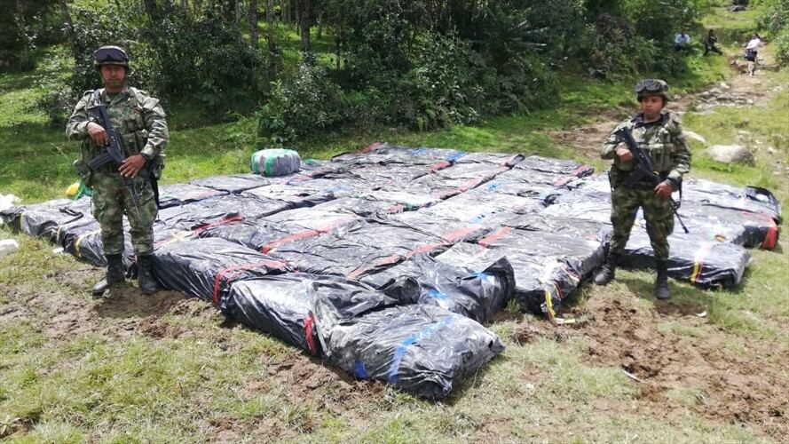 Las diligencias judiciales quedaron a cargo de la Fiscalía General de la Nación. Foto: Ejército Nacional