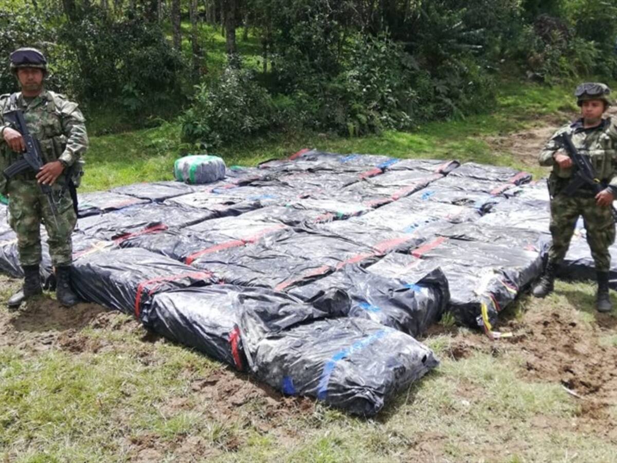 Ejército incauta tres toneladas de marihuana en Cauca