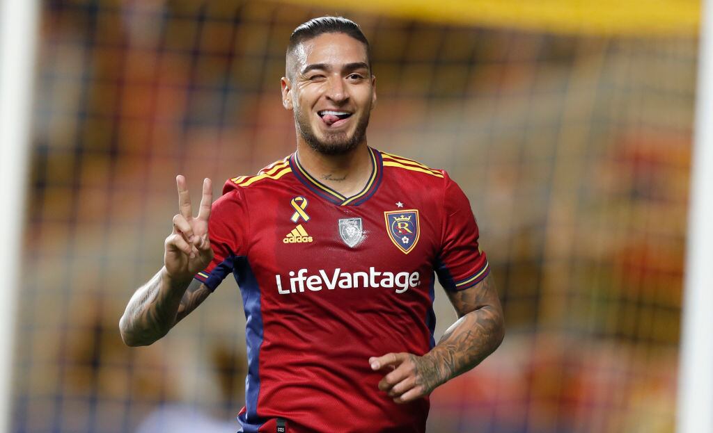 Cristian Arango, delantero del Real Salt Lake. Foto: Getty Images