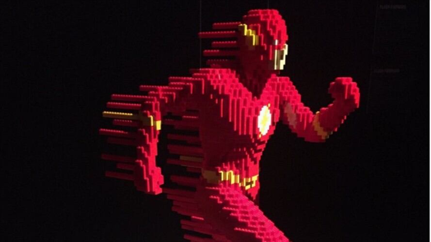 Exposición de Lego. Foto: Twitter