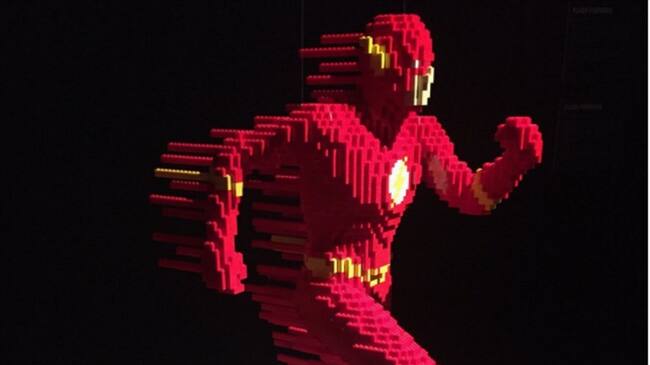 Exposición de Lego. Foto: Twitter