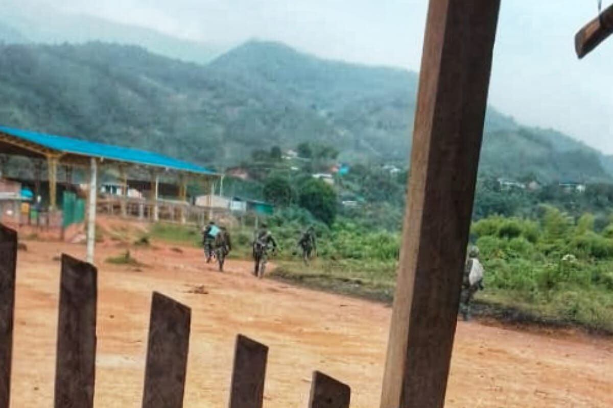 Las disidencias hacen presencia en los lugares sagrados, escuelas, polideportivos y el puesto de salud. Crédito: Resguardo Indígena Chimborazo. 