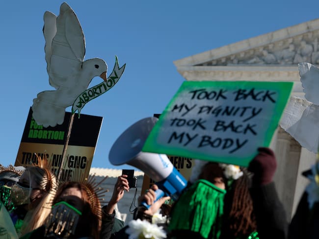 Protesta pro aborto en EE.UU. Foto Anna Moneymaker/Getty Images