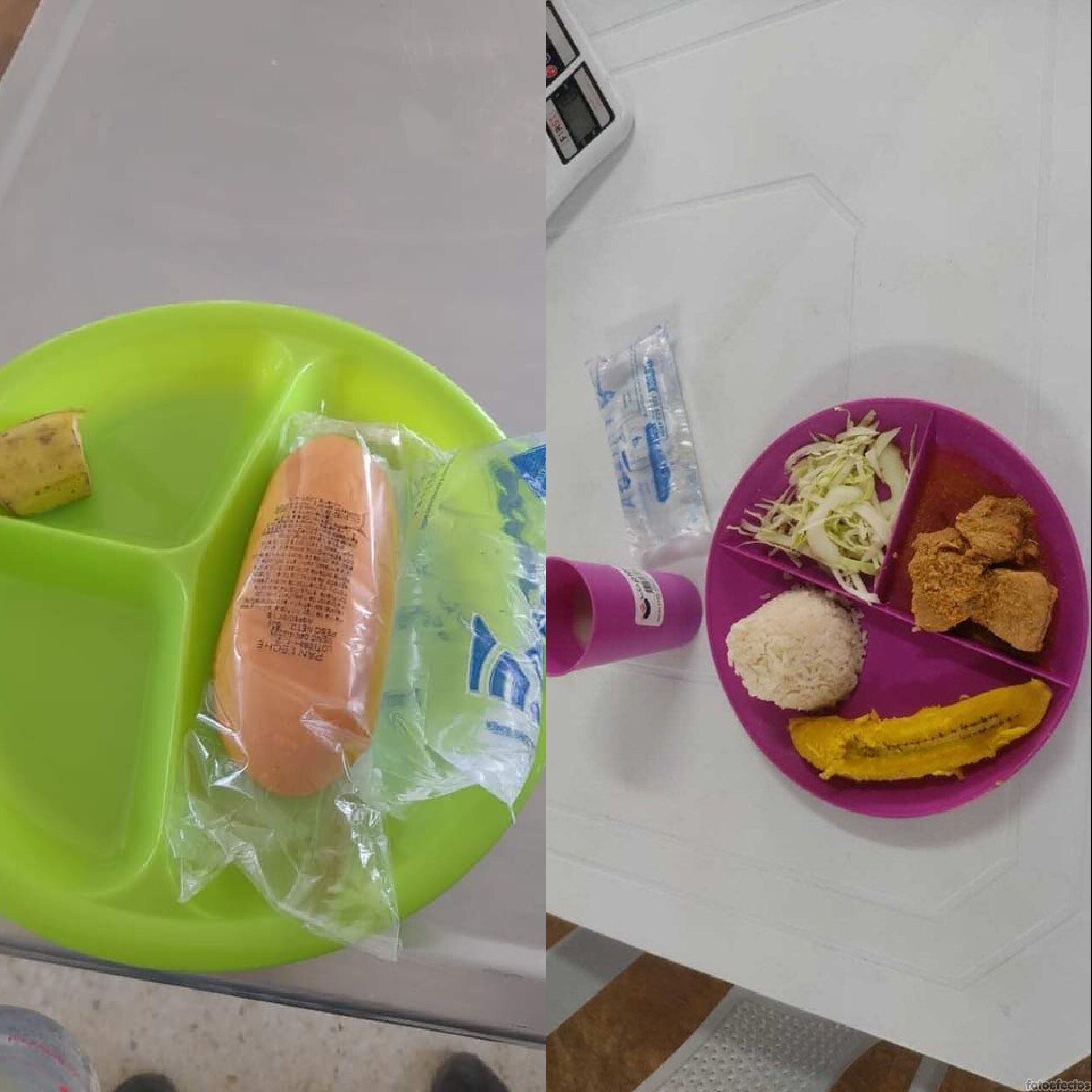 Raciones PAE. Foto: cortesía.