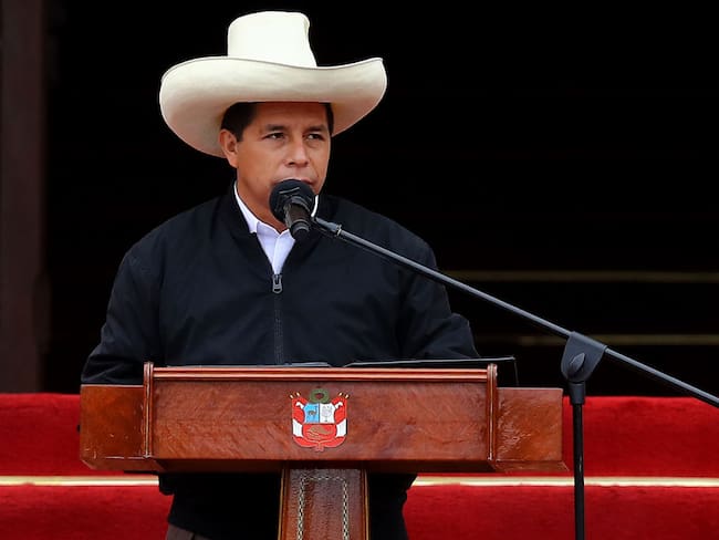 Pedro Castillo, presidente de Perú. Foto: Getty Images.