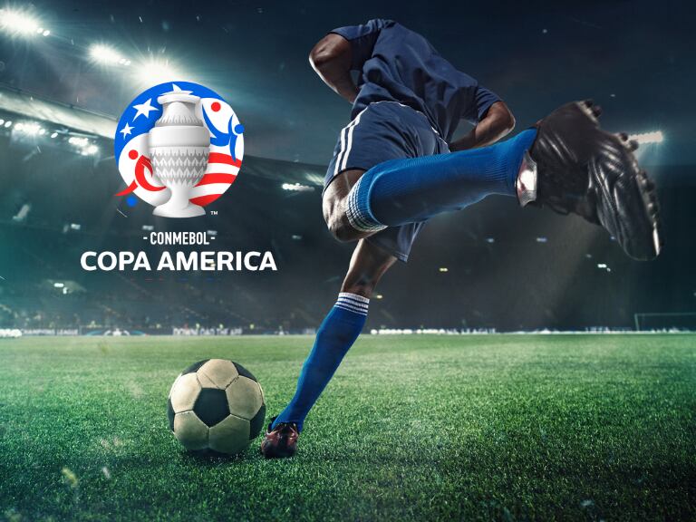 Goleador, imagen de referencia // GettyImages / Logo Copa América 2024
