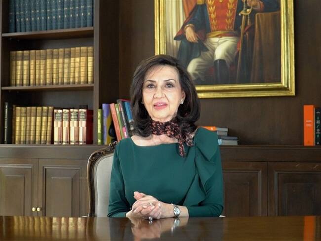 La canciller anunció que con las entidades de la ONU que hacen presencia en Colombia se creó el ‘Marco de Respuesta al Impacto Socioeconómico del COVID-19’.. Foto: Cortesía Cancillería