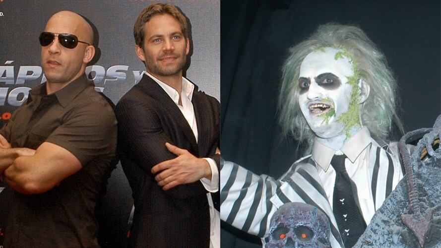 Películas Rápidos y Furiosos y Beetlejuice. Foto: Referencia Getty