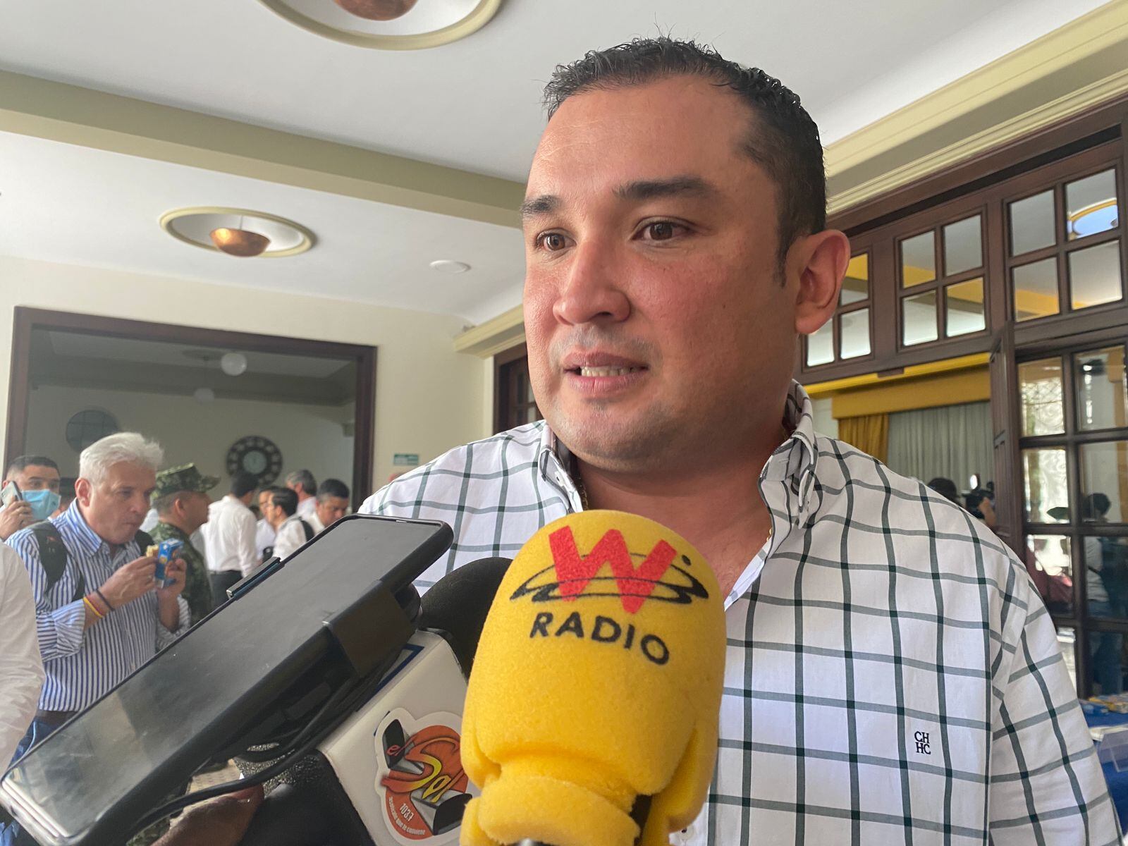 José Fernando Sánchez, alcalde de Floridablanca. Foto: W Radio