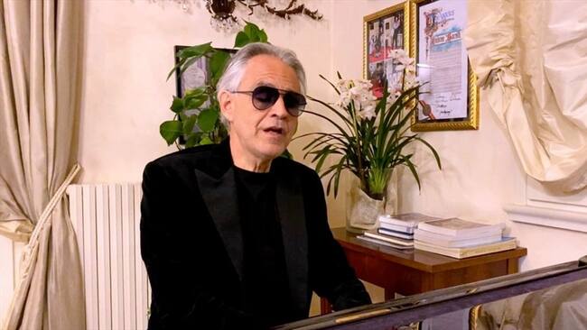 Andrea Bocelli, tenor italiano . Foto: Getty Images