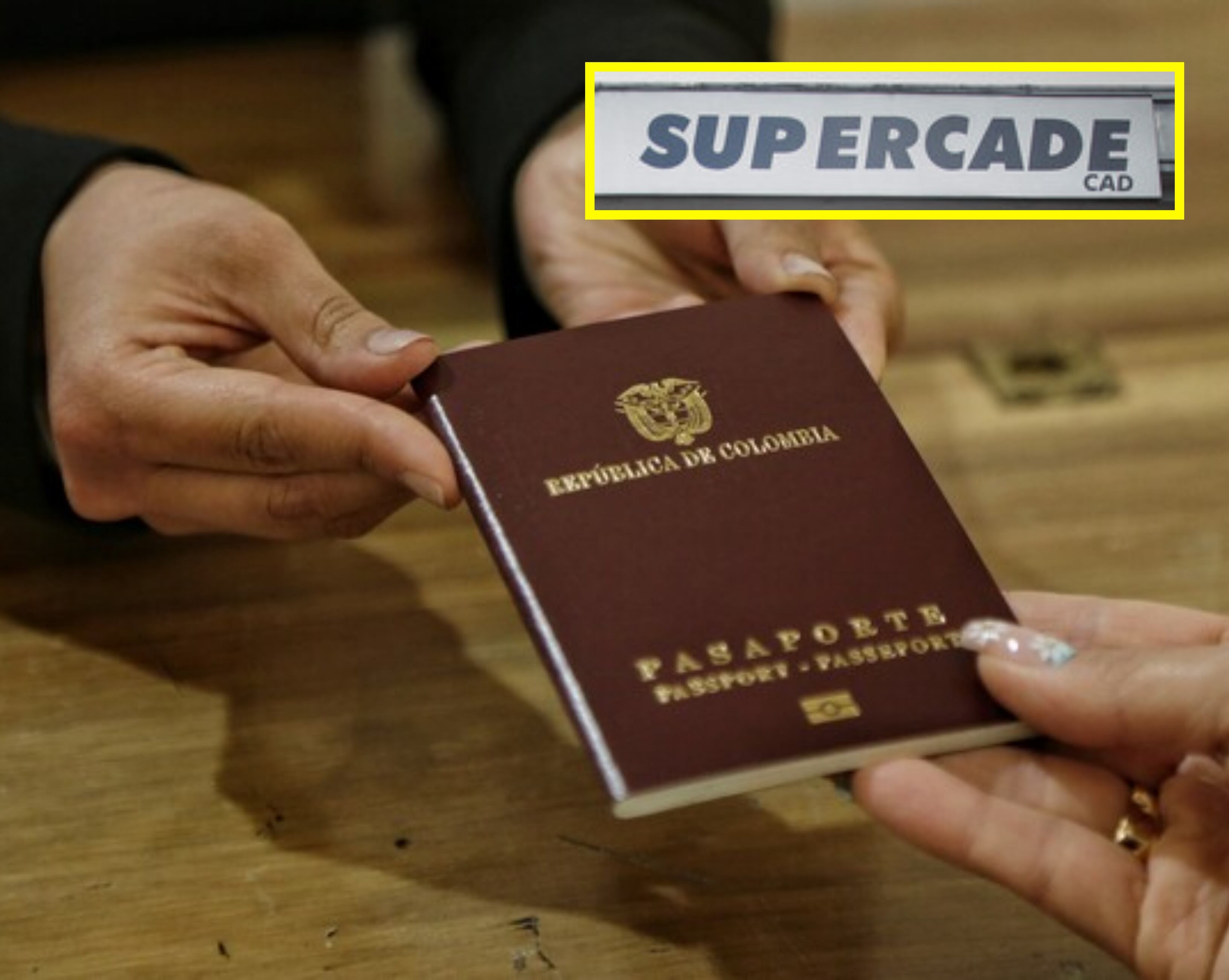 Pasaporte en la Red CADE de Bogotá. Foto: Colprensa