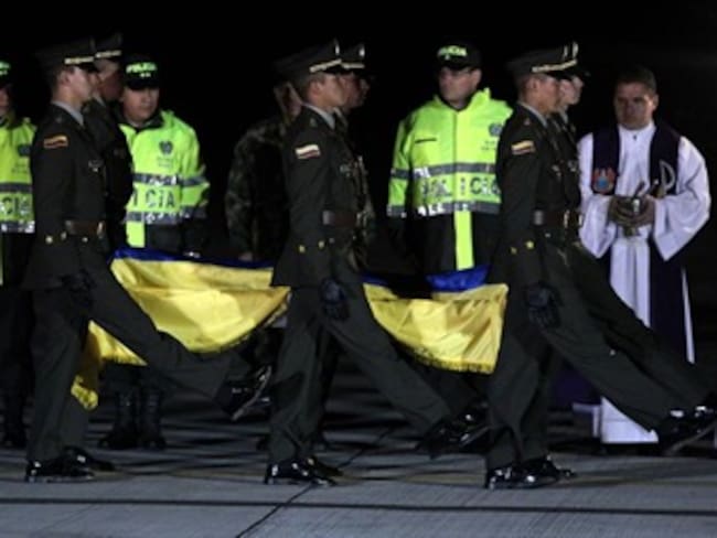 Familias recibieron los cuerpos de los cuatro secuestrados muertos por las Farc
