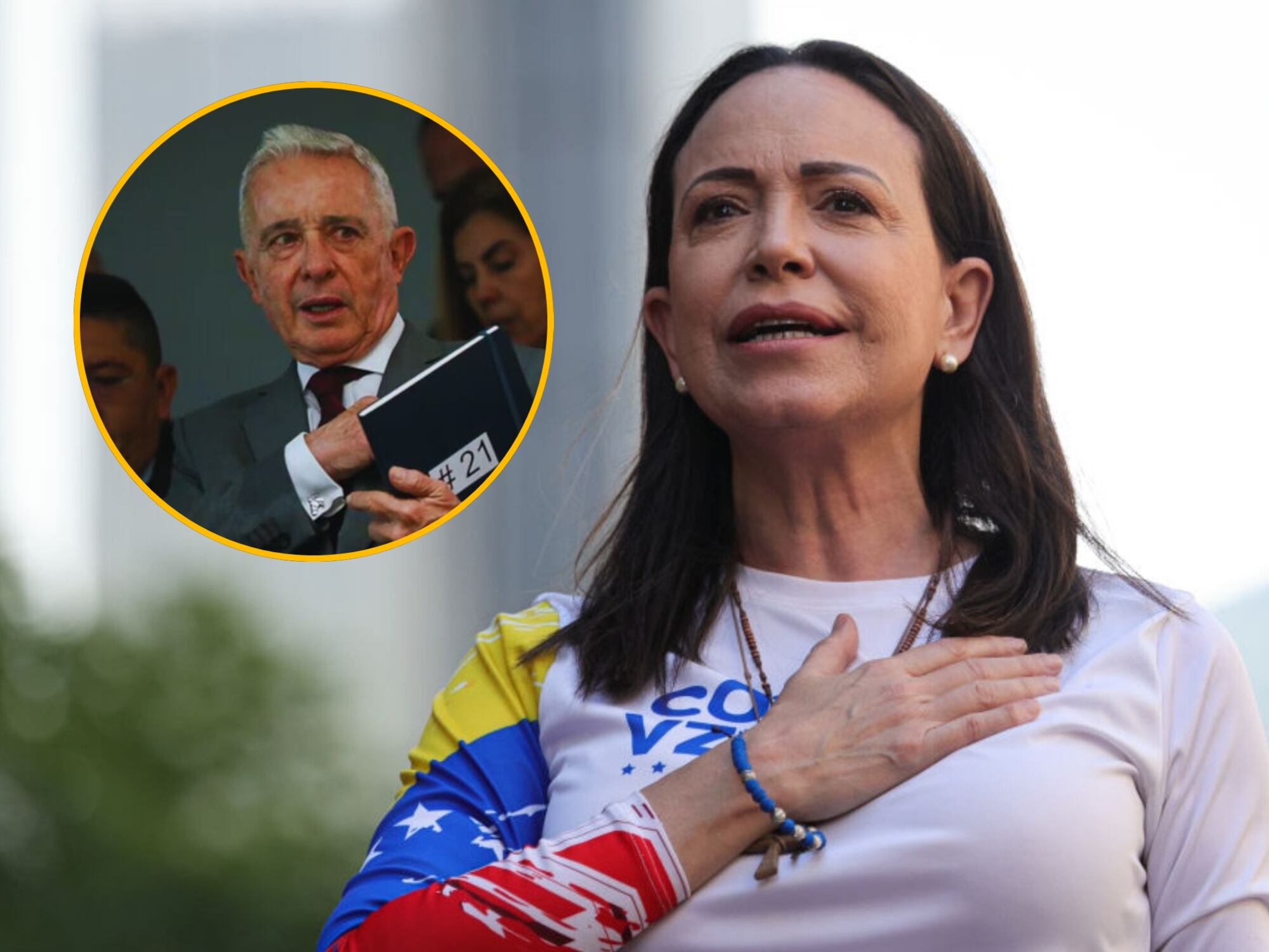 Uno de los grandes defensores de la democracia venezolana: María C. Machado sobre Álvaro Uribe
