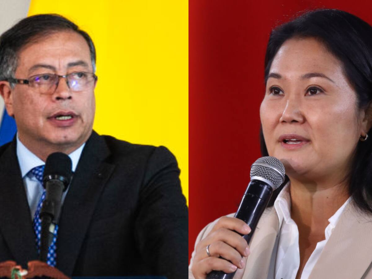 Keiko Fujimori a Gustavo Petro: “le pido que no meta su nariz roja en Perú”