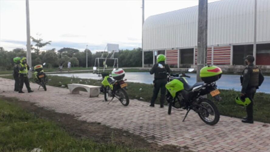 Autoridades investigan amenaza en contra de un rector en Sahagún, Córdoba. Foto: Referencia/Prensa Policía