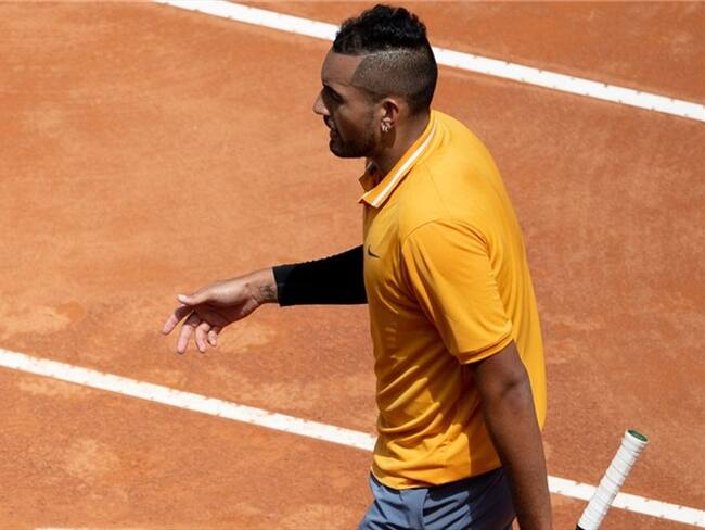 Nick Kyrgios fue expulsado en la segunda ronda del Masters 1000 que se juega en Italia. Foto: Getty Images