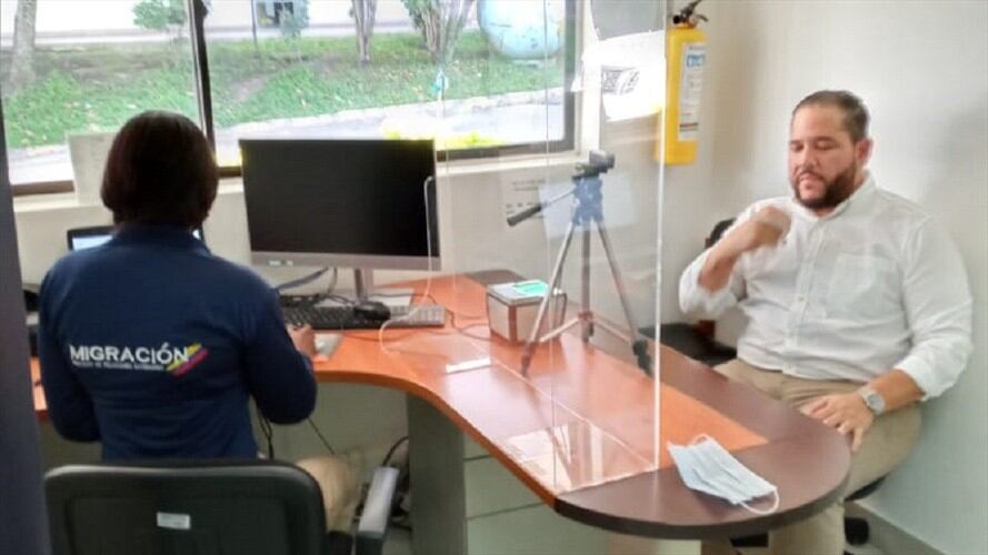 Bucaram fue detenido en Medellín . Foto: Cortesía Migración Colombia