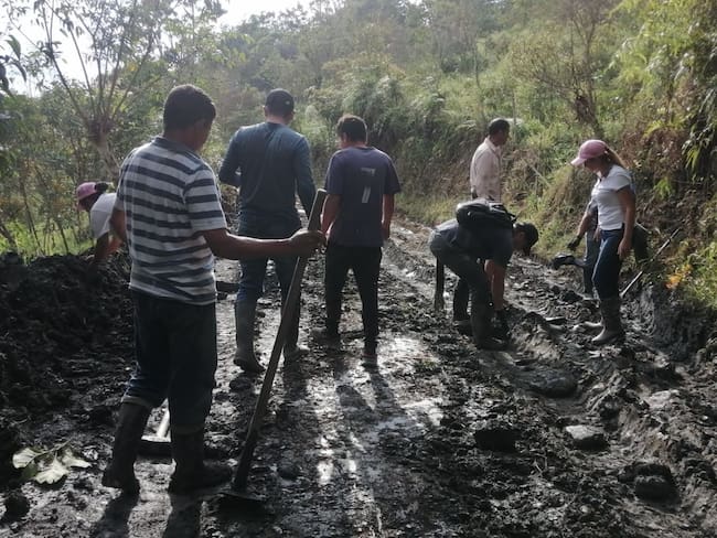 El transporte escolar fue suspendido. Foto: Alcaldía Coper.