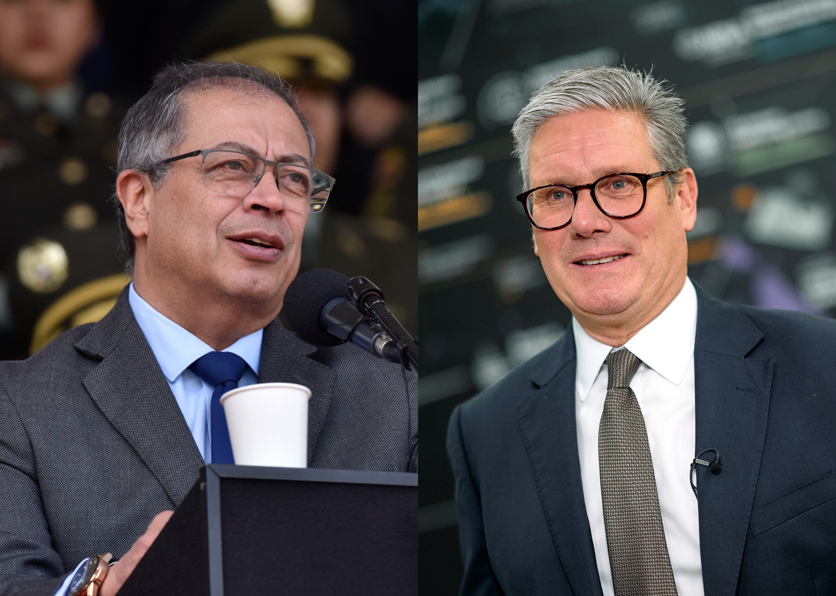 Gustavo Petro y Keir Starmer | Fotos: GettyImages