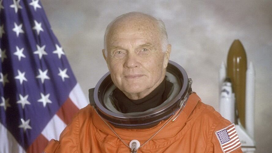 John Glenn fue el primer astronauta estadounidense en orbitar la tierra. Foto: Agencia Reuters