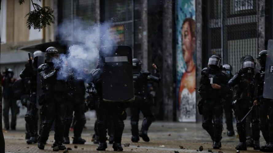 Alejandro Lanz, codirector de la organización, explicó en Sigue La W las cifras que revelaron en su último informe del Paro Nacional. . Foto: Colprensa - Sergio Acero