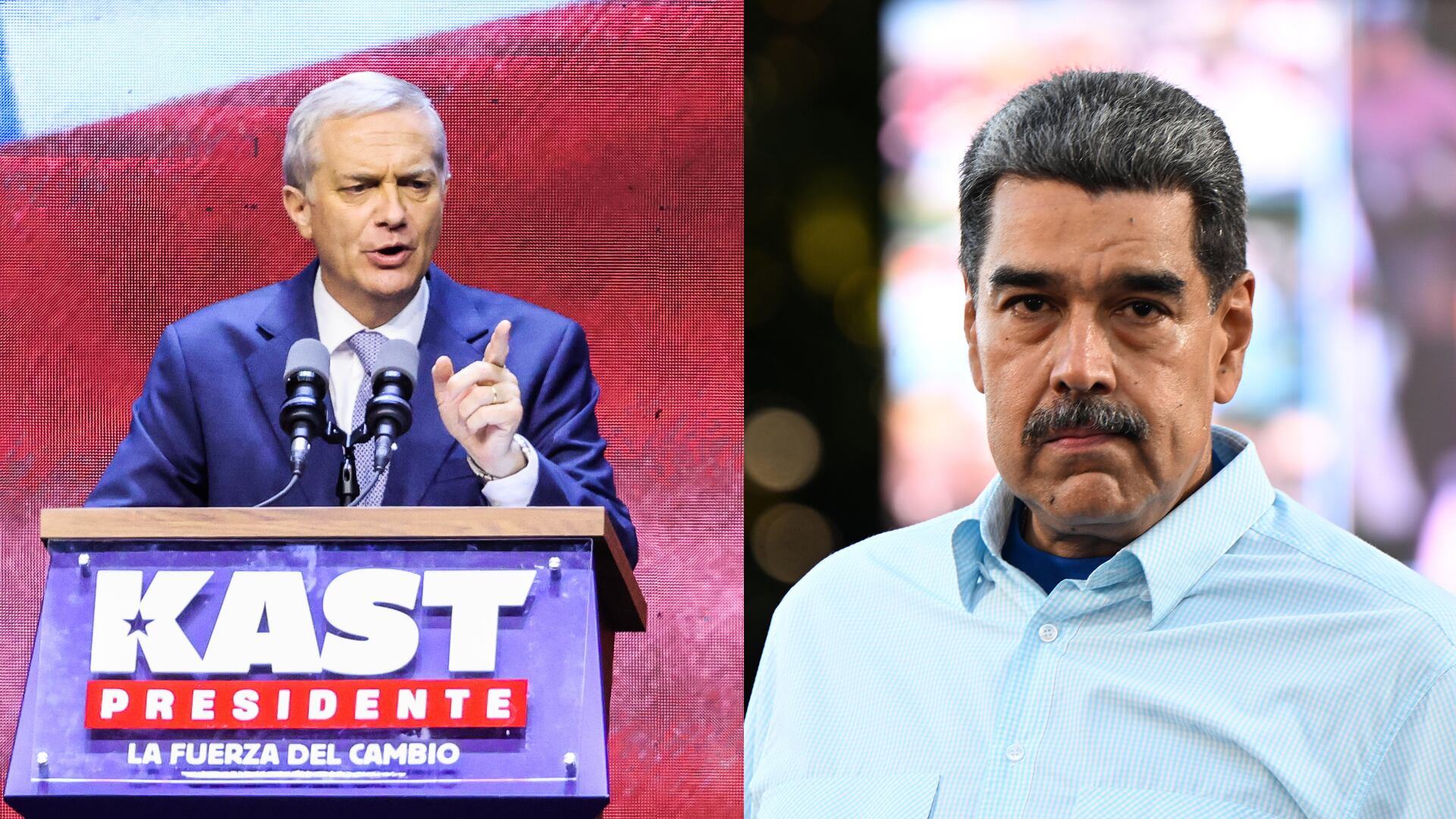 Nicolás Maduro. Foto: Alfredo Lasry R/Getty ImagesKast. Foto: Reinaldo Ubilla/NurPhoto