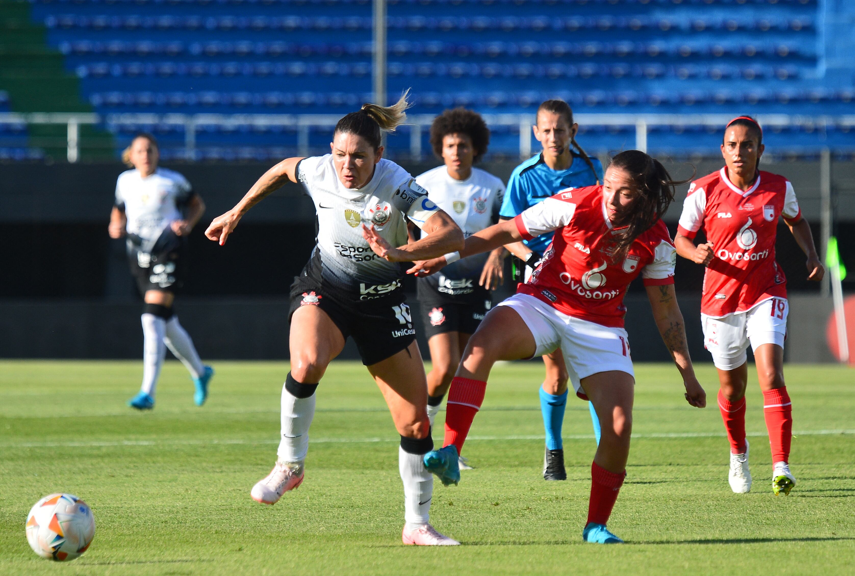 Final de la Conmebol Libertadores Femenina entre Corinthians e Independiente Santa Fe. (Photo by DANIEL DUARTE/AFP via Getty Images)
