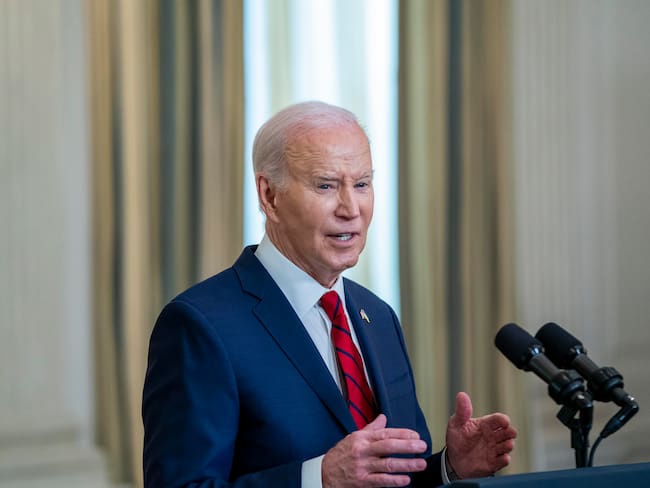 Presidente de Estados Unidos, Joe Biden. Foto: (Ucrania) EFE/EPA/SHAWN THEW