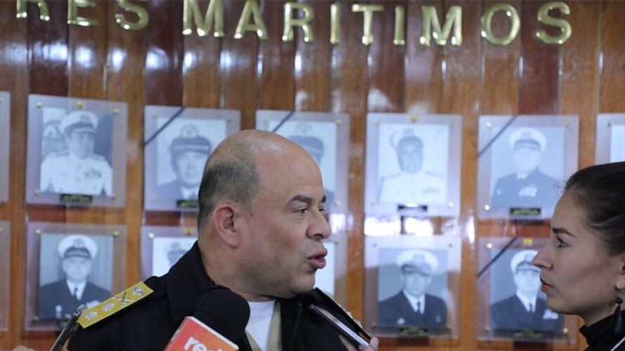 Director General Marítimo de la Armada, Juan Francisco Herrera. Foto: Colprensa