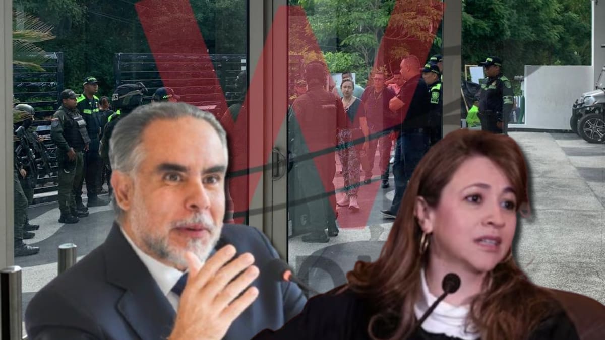 La fotografía de la magistrada Cristina Lombana en el allanamiento a la casa del ministro Benedetti