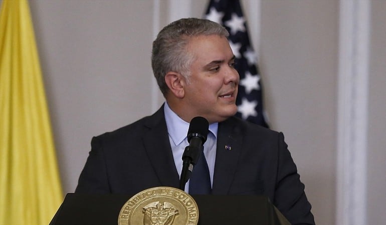 Presidente Iván Duque. Foto: Colprensa - Camila Díaz
