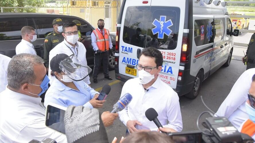 Carlos Caicedo, declara calamidad pública por un mes, prorrogable. Foto: Cortesía: Gobernación del Magdalena