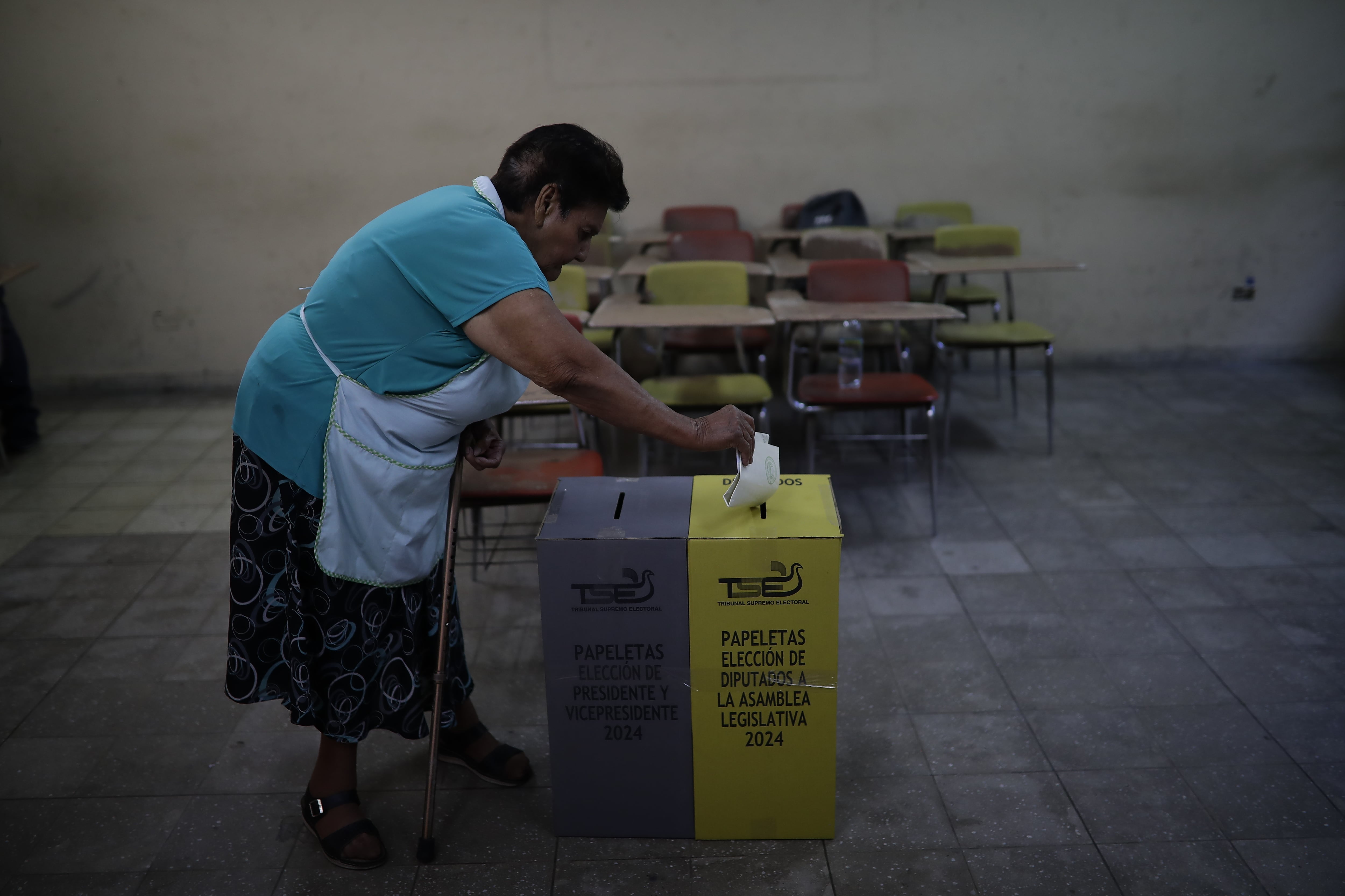 Elecciones en El Salvador 4 de febrero de 2024. Foto: EFE.