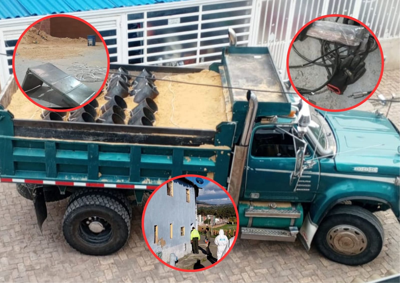 Volqueta ubicada con 24 tatucos de explosivos en inmediaciones del Batallón Bolívar. 