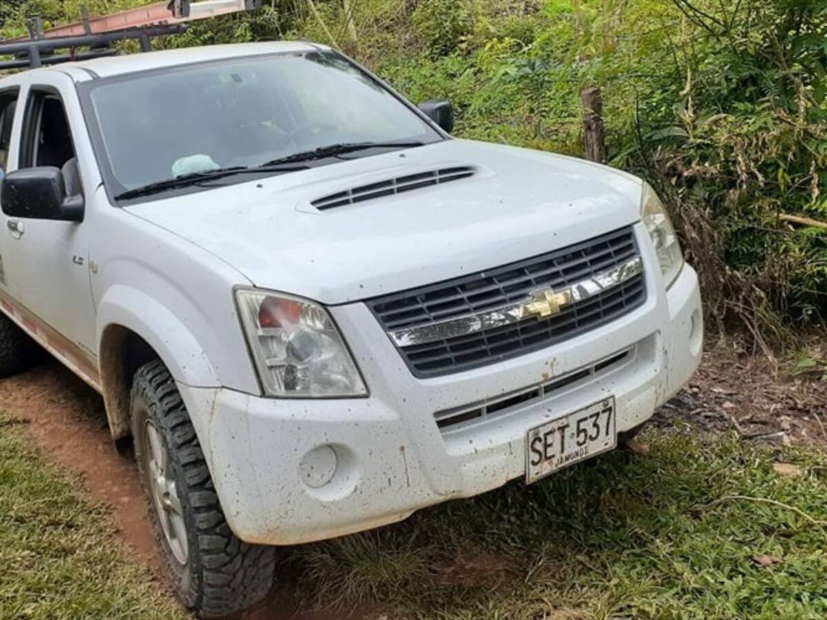 Guardia Campesina recuperó camioneta hurtada en el norte del Cauca