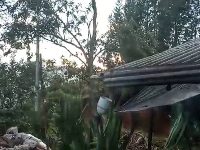 La situación representó un alto riesgo para las comunidades de las veredas Laguna Seca, Farallones y Loma Amarilla. Crédito: Red de Apoyo.