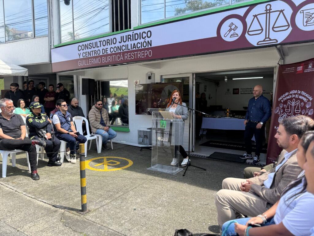 Apertura del primer consultorio jurídico enfocado a la protección animal. Foto: Universidad de Manizales.