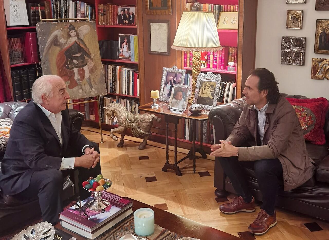 Andrés Pastrana se reunió con Federico Gutiérrez. Foto: Andrés Pastrana.