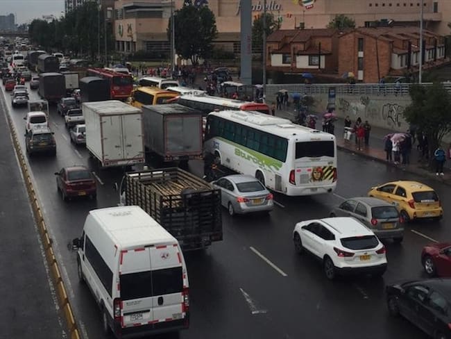Estos son los problemas de movilidad en Bogotá. Foto: Redacción W Radio