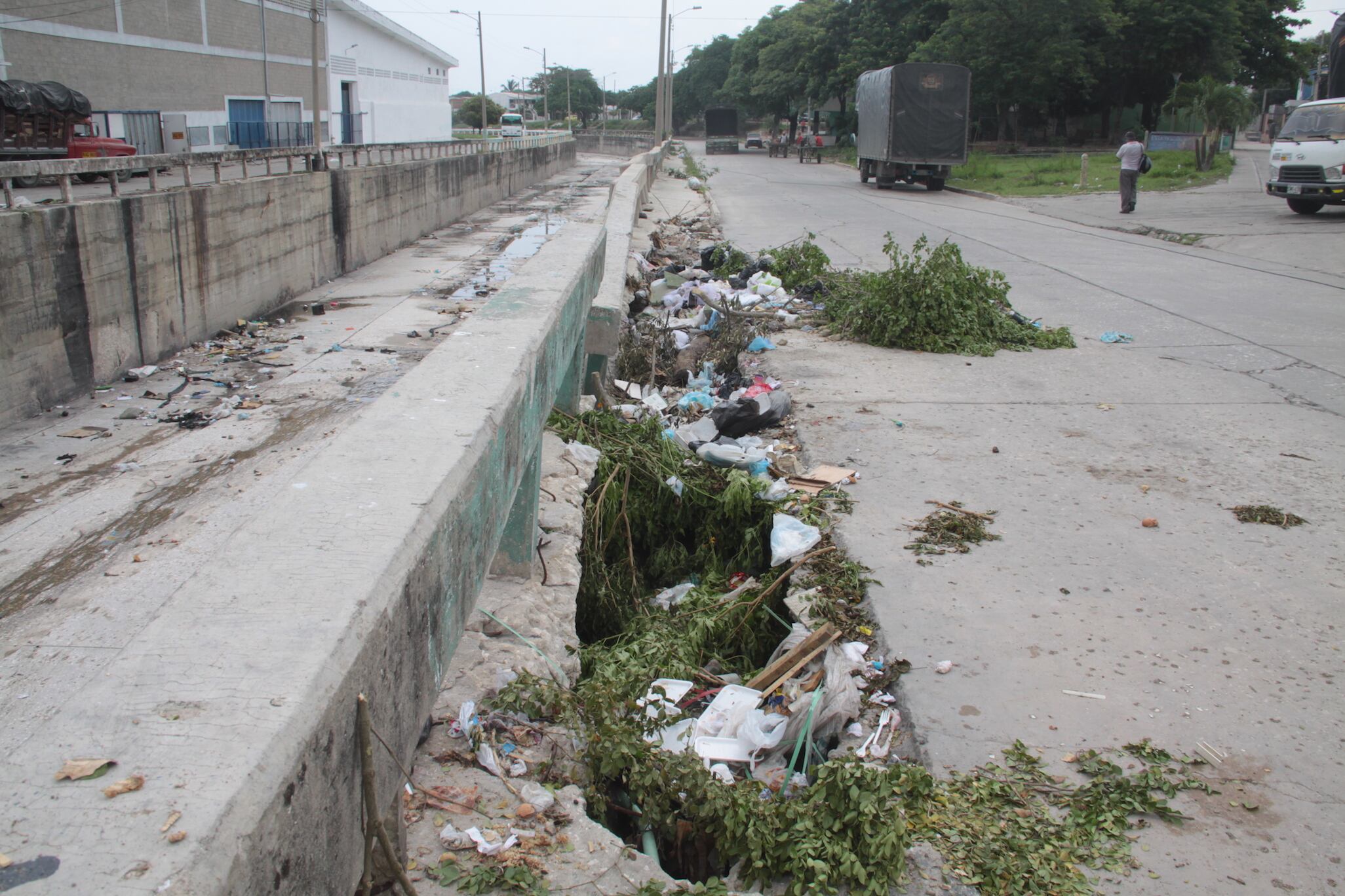 Arroyo de la 21 en Barranquilla. (Colprensa - Rafael Polo).