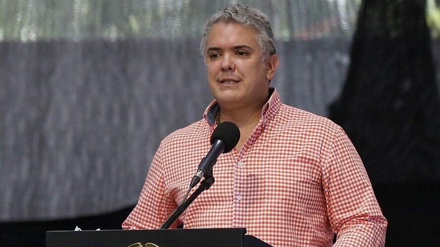 Presidente de Colombia, Iván Duque. Foto: Colprensa - Camila Díaz