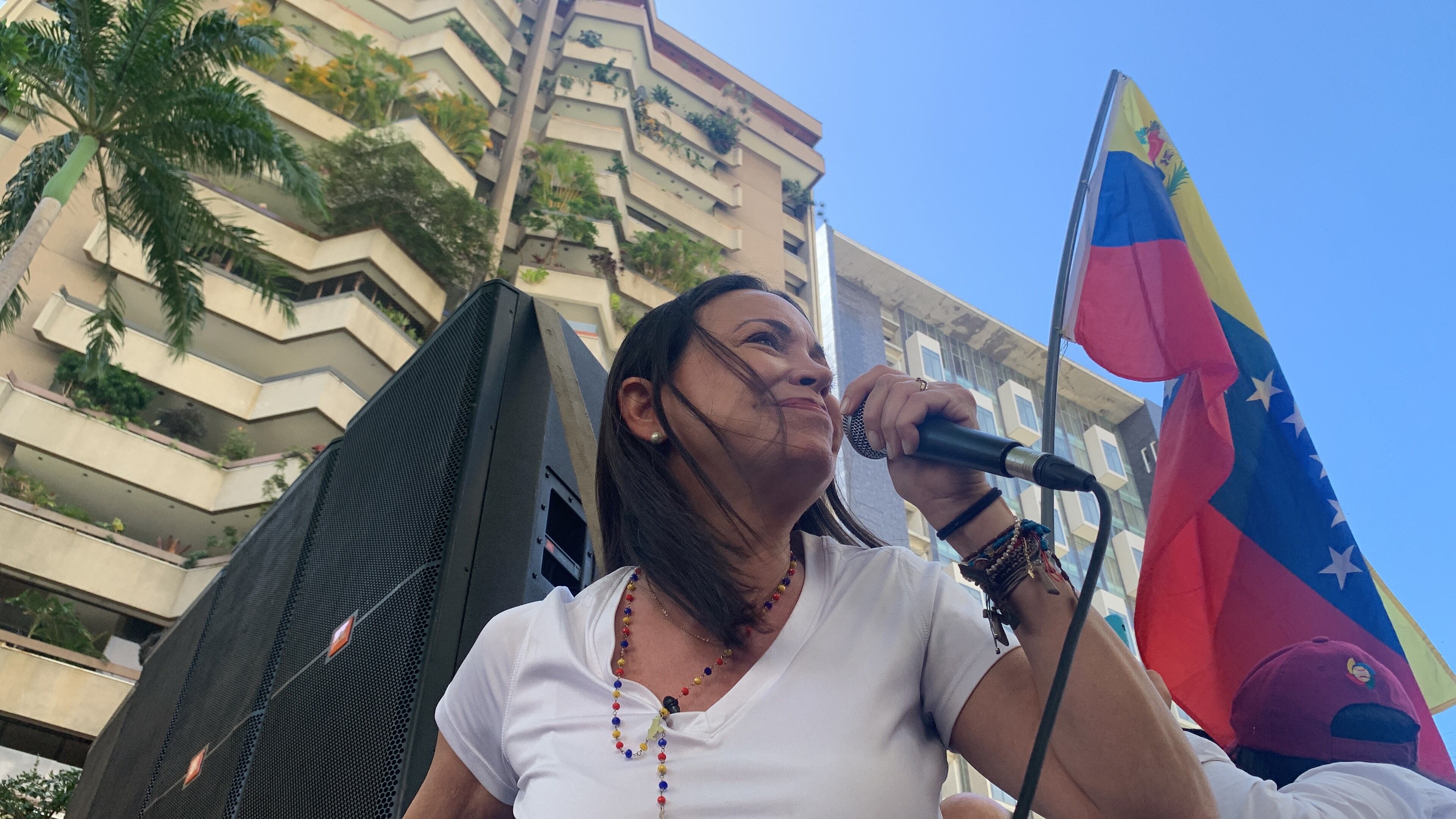 María Corina Machado, candidata presidencial de la oposición. Foto: Gabriela González.
