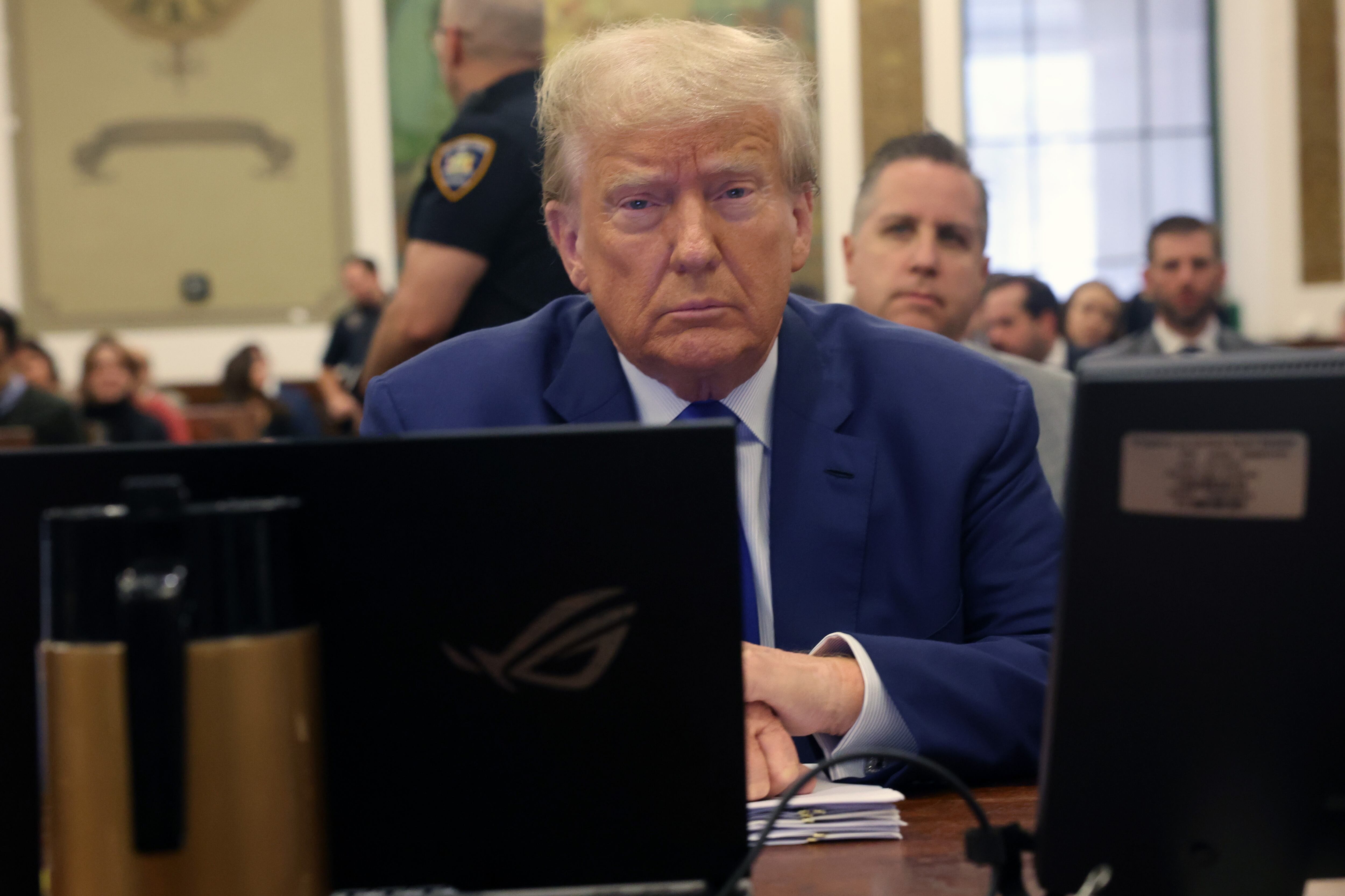 Expresidente de Estados Unidos, Donald Trump. (Nueva York) EFE/EPA/Spencer Platt / POOL