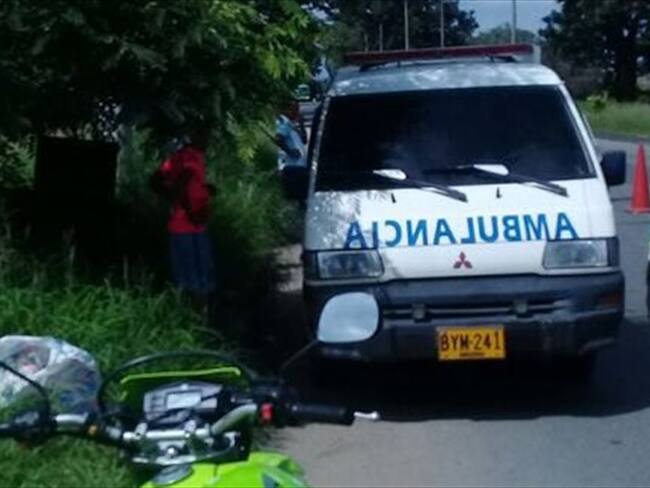 Sancionan a conductor por usar ambulancia para una mudanza. Foto: Gobernación del Valle.